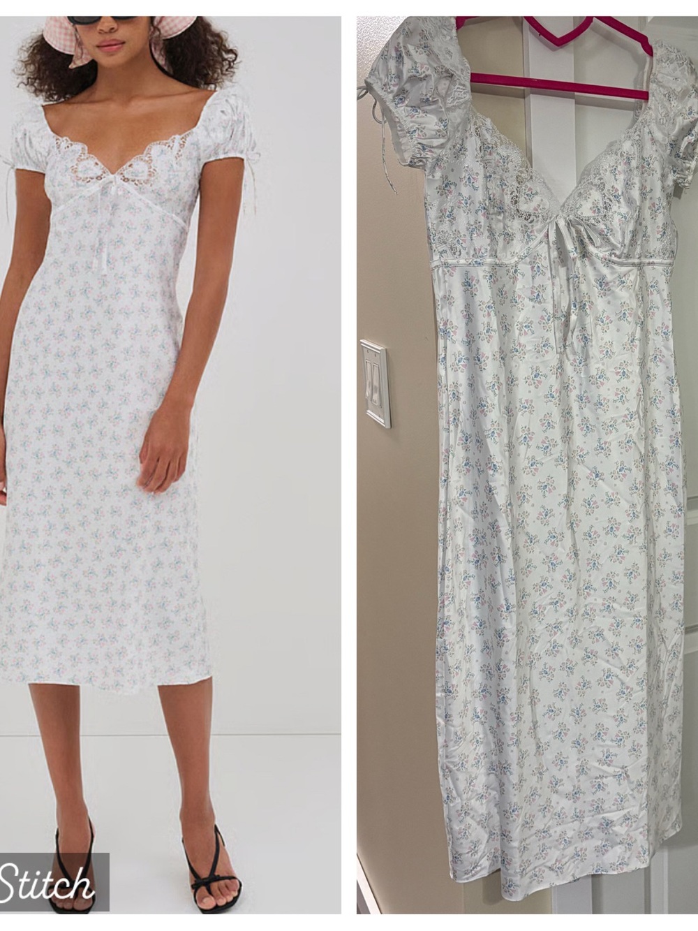NEW! For Love and Lemons Sweet Escape eyelet slip dress